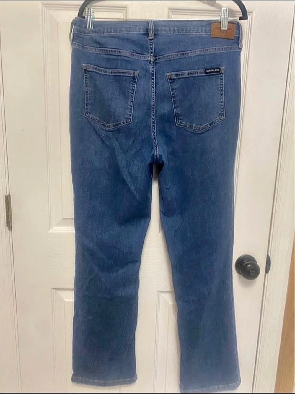 Calvin Klein Jeans Women's Straight Leg Jeans Blue Waist 14W x 32L